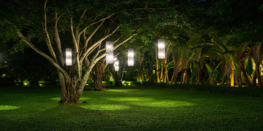 lighting in garden
